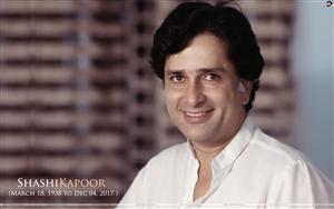 Bollywood actor Shashi Kapoor (March 18, 1938 to Dec 04, 2017)